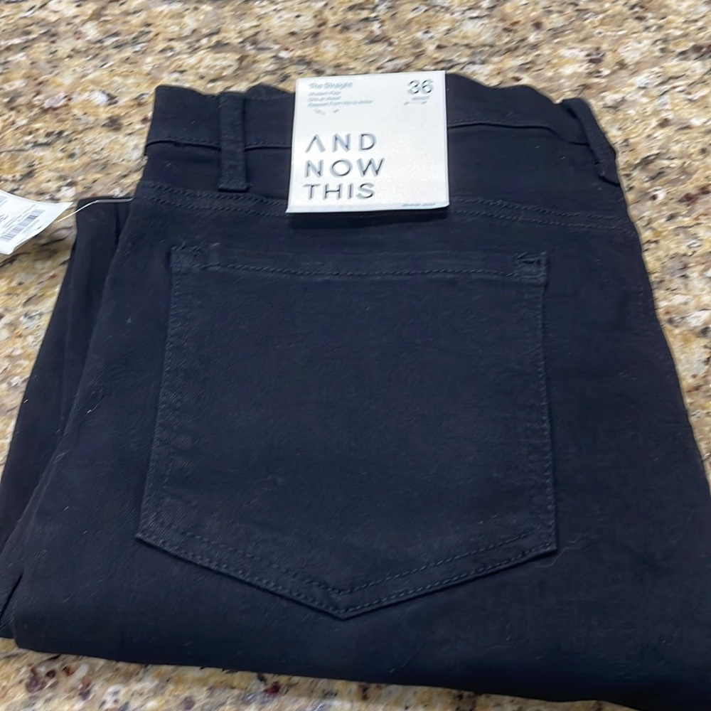 Core black jeans